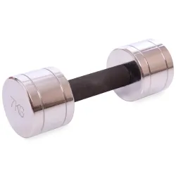 Гантель 7 кг хромированная Record-5202-7 - Robinzon.ua