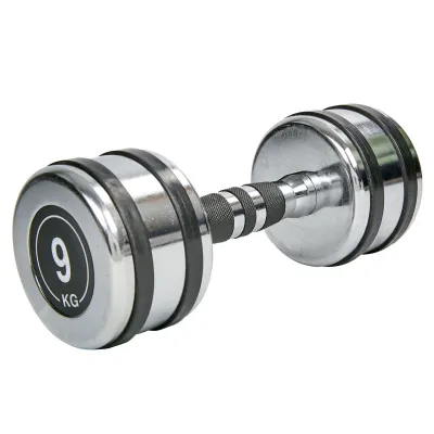 Гантель 9 кг хромована Record-8232-9 - Robinzon.ua