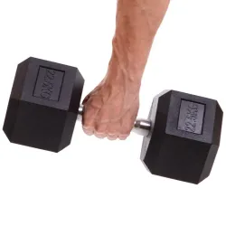 Гантель 22.5 кг цельная шестигранная SP-Planeta-80075-22_5 Гантель 22.5 кг цельная шестигранная SP-Planeta-80075-22_5 - Robinzon.ua