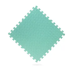 Мат-пазл товщиною 1 см розмір 60х60см 1 частина EVA бірюзовий Спортивні мати - Robinzon.ua