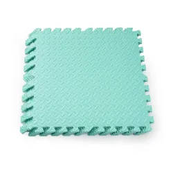 Мат-пазл товщиною 1 см розмір 60х60см 6 частин EVA бірюзовий Спортивні мати - Robinzon.ua