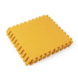 Мат-пазл товщиною 1 см розмір 60х60см 6 частин EVA помаранчевий Спортивні мати - Robinzon.ua