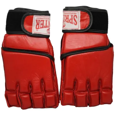 Рукавички для єдиноборств Sprinter - L. Червоні. Шкіра - Robinzon.ua