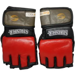 Рукавички для єдиноборств Sprinter "EverGel Grappling" - XL. Червоні. Шкіра - Robinzon.ua