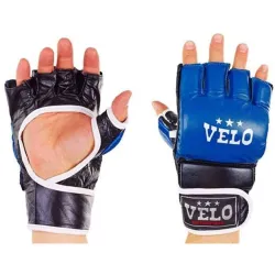 Рукавички для змішаних єдиноборств MMA VELO ULI-4033-B-XL, синій - Robinzon.ua