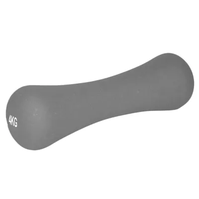 Гантель неопреновая PowerPlay 4126 Spartacus 4 кг. Серая (1шт.) - Robinzon.ua