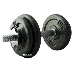 Гантель набірна LiveUP DUMBELL SET чорний 10кг 1шт. LS2311-10 Гантель набірна LiveUP DUMBELL SET чорний 10кг 1шт. LS2311-10 - Robinzon.ua