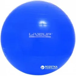 М'яч для фітнесу. Фітбол LiveUP GYM BALL блакитний 65см LS3221-65b М'яч для фітнесу. Фітбол LiveUP GYM BALL блакитний 65см LS3221-65b - Robinzon.ua