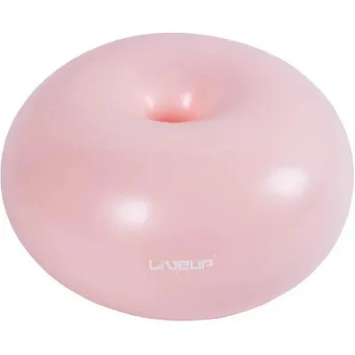 Мяч для фитнеса. Фитбол LiveUP DONUT BALL розовый 45х25см LS3567-p - Robinzon.ua