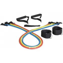 Набір еспандерів з петлями LiveUP EXPANDER SET різнокольоровий 7 предметів LS3218 - Robinzon.ua