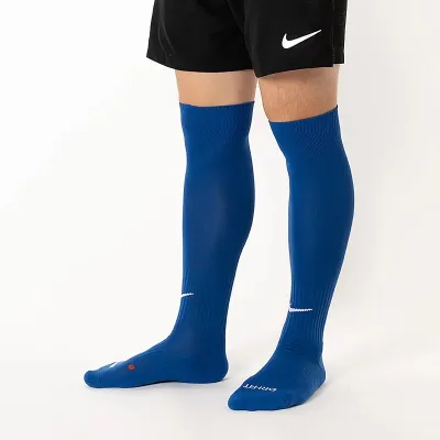 Чоловічі шкарпетки Nike Classic Football Dri-Fit Синій 42-46 (SX4120-402 42-46) - Robinzon.ua
