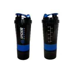 Шейкер спортивный EasyFit Spider 0,5 л Черно-синий Шейкер спортивный EasyFit Spider 0,5 л Черно-синий - Robinzon.ua