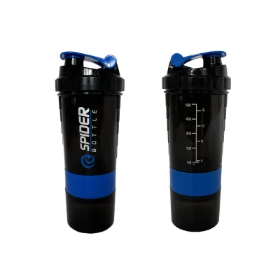 Шейкер спортивный EasyFit Spider 0,5 л Черно-синий - Robinzon.ua