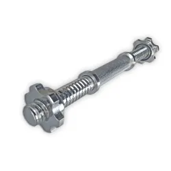 Гантельний гриф  EasyFit 35 см, &Oslash; 28 мм хромований - Robinzon.ua