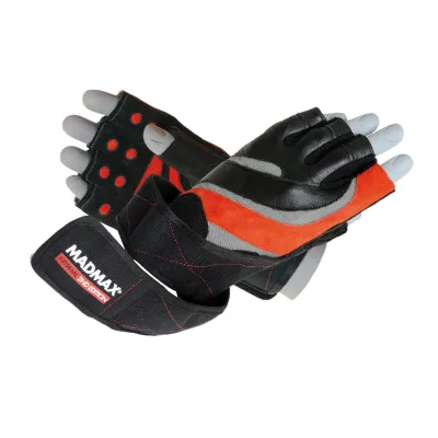 Перчатки для фитнеса и тяжелой атлетики MadMax MFG-568 Extreme 2nd edition Black/Red S - Robinzon.ua