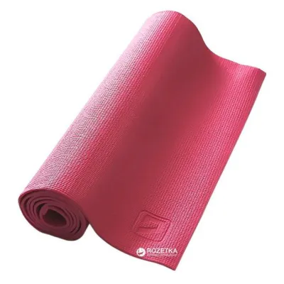 Килимок для йоги LiveUP PVC YOGA MAT рожевий 173x61x0.4 см LS3231-04p - Robinzon.ua