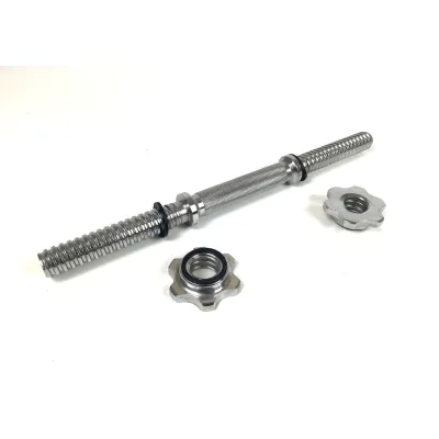 Гантельный гриф EasyFit 40 см &Oslash; 25 мм хромированный - Robinzon.ua