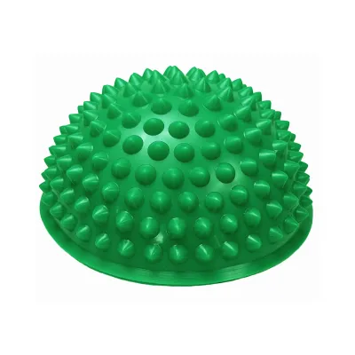 Півсфера масажна кіндербол EasyFit 15 см жорстка зелена - Robinzon.ua