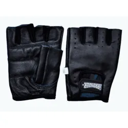 Рукавиці для фітнесу та важкої атлетики та воркаута Sprinter M шкіра Чорні - Robinzon.ua