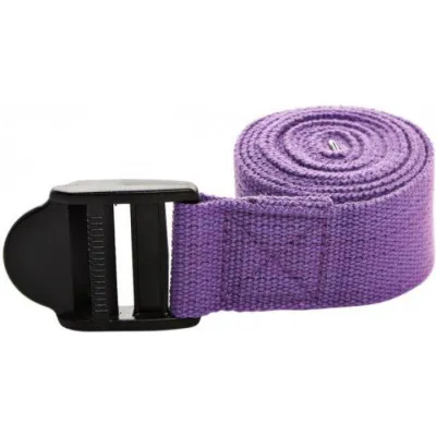 Ремінь для йоги YOGA STRAPS Фіолетовий 183x3.8 см (LS3236A) - Robinzon.ua