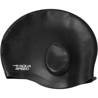 Шапочка для плавания Aqua Speed EAR CAP Comfort 9894 черный OSFM 289-07 - Robinzon.ua