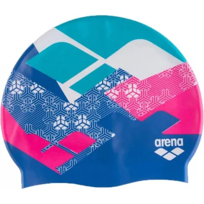 Детская шапочка для плавания Arena PRINT JR Мультиколор OSFM (94171-238) - Robinzon.ua