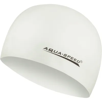 Шапка для плавания Aqua Speed MEGA 100-05 Белая (5908217635433) - Robinzon.ua