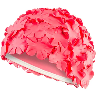 Шапка для плавання Aqua Speed BLOOM 5708 Коралова (5908217657084) - Robinzon.ua