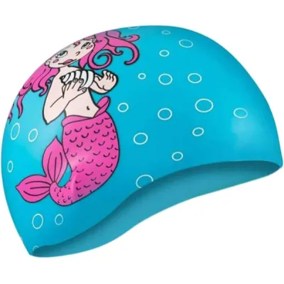 Шапка для плавания Aqua Speed KIDDIE Mermaid 1784 (142-Mermaid)голубой Дет OSFM (5908217617842) - Robinzon.ua