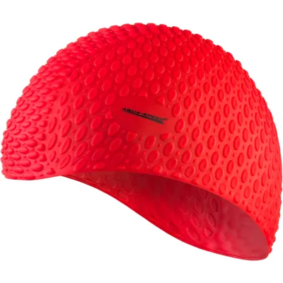 Шапка для плавания Aqua Speed BUBBLE 102-31 Красная (5908217635792) - Robinzon.ua