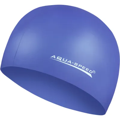 Шапка для плавання Aqua Speed MEGA 100-17 Синій (5908217635495) - Robinzon.ua