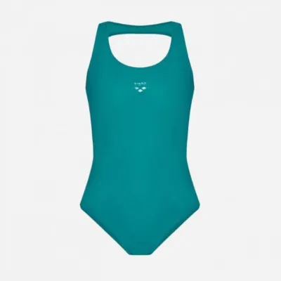 Купальник злитий жіночий Arena Solid O Back Swimsuit Зелений 40 (005911-600) - Robinzon.ua