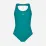Купальник злитий жіночий Arena Solid O Back Swimsuit Зелений 40 (005911-600) - Robinzon.ua