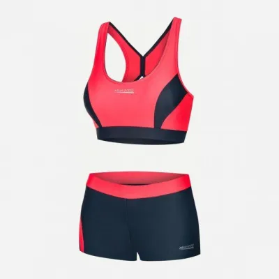 Купальник раздельный женский Aqua Speed Fiona 348-36 36 (S) Черный/ Коралловый (5908217656742) - Robinzon.ua