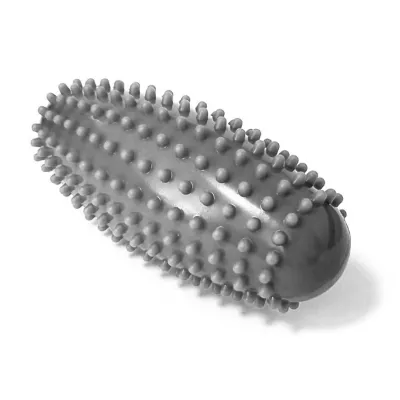 Масажний ролик Almond EasyFit овальний з шипами сірий - Robinzon.ua