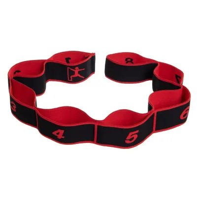 Еспандер стрічка EasyFit з петлями для тренувань червоний - Robinzon.ua