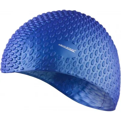 Шапка для плавання BUBBLE 102-10 (102-10)синій уні(5908217635778) - Robinzon.ua