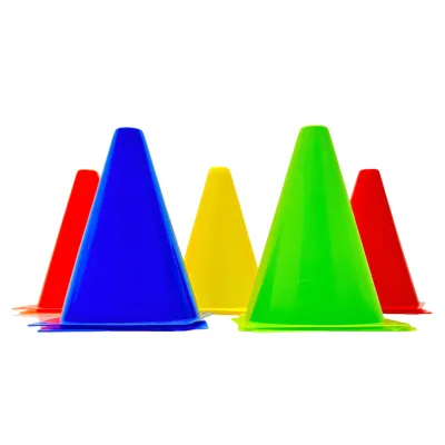 Конуси спортивні EasyFit 17 см (набір з 10 штук) різнокольорові - Robinzon.ua