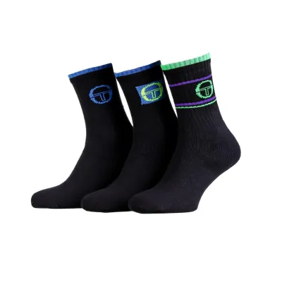 Шкарпетки Sergio Tacchini 3-pack 35-37 black 13520106-1 - Robinzon.ua