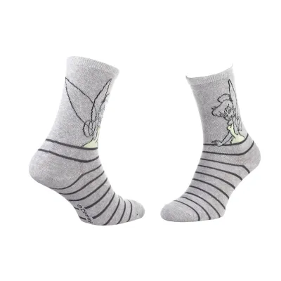 Носки Disney Fees Bells La Fee  Stripes 1-pack 36-41 gray 13890152-1 - Robinzon.ua
