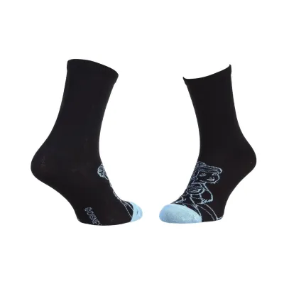 Шкарпетки Disney Princess Cinderella 1-pack 36-41 black/blue 13892320-7 - Robinzon.ua