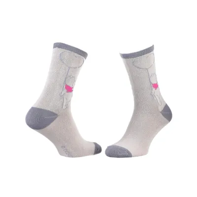 Шкарпетки Disney Winnie &amp; Balloon 1-pack 36-41 gray 13893220-1 - Robinzon.ua