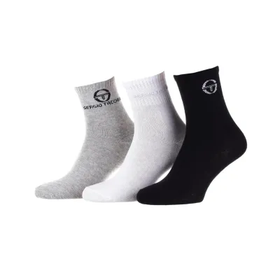 Носки Sergio Tacchini 3-pack 27-30 black/gray/white 83890164-2 - Robinzon.ua