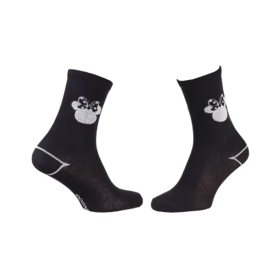 Носки Disney Minnie Shadow Of Minnie'S Head Knot 1-pack 35-41 black/silver 13843651-1 - Robinzon.ua