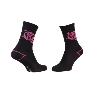 Шкарпетки Disney Minnie Head Of Minnie In Circle 1-pack 35-41 black/pink 13843651-5 - Robinzon.ua