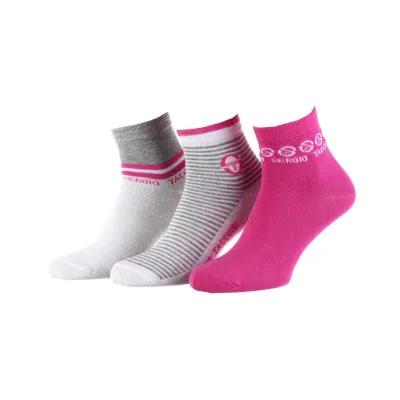 Носки Sergio Tacchini 3-pack 36-41 white/pink/gray 13898215-1 - Robinzon.ua