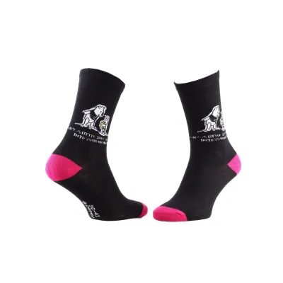 Шкарпетки Disney Winnie L Ourson Winnie  Porcinet 1-pack 36-41 black 13896420-5 - Robinzon.ua