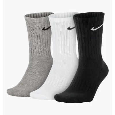 Шкарпетки Nike 3-pack black/gray/white — SX4508-965 - Robinzon.ua