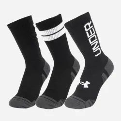 Шкарпетки UA Perf Tech Nov 3pk Crew Чорний Уні XL (1379515-002 XL) Шкарпетки UA Perf Tech Nov 3pk Crew Чорний Уні XL (1379515-002 XL) - Robinzon.ua
