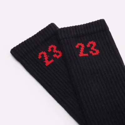 Шкарпетки Jordan Essential Crew 3-pack 46-50 black/red DA5718-011 - Robinzon.ua